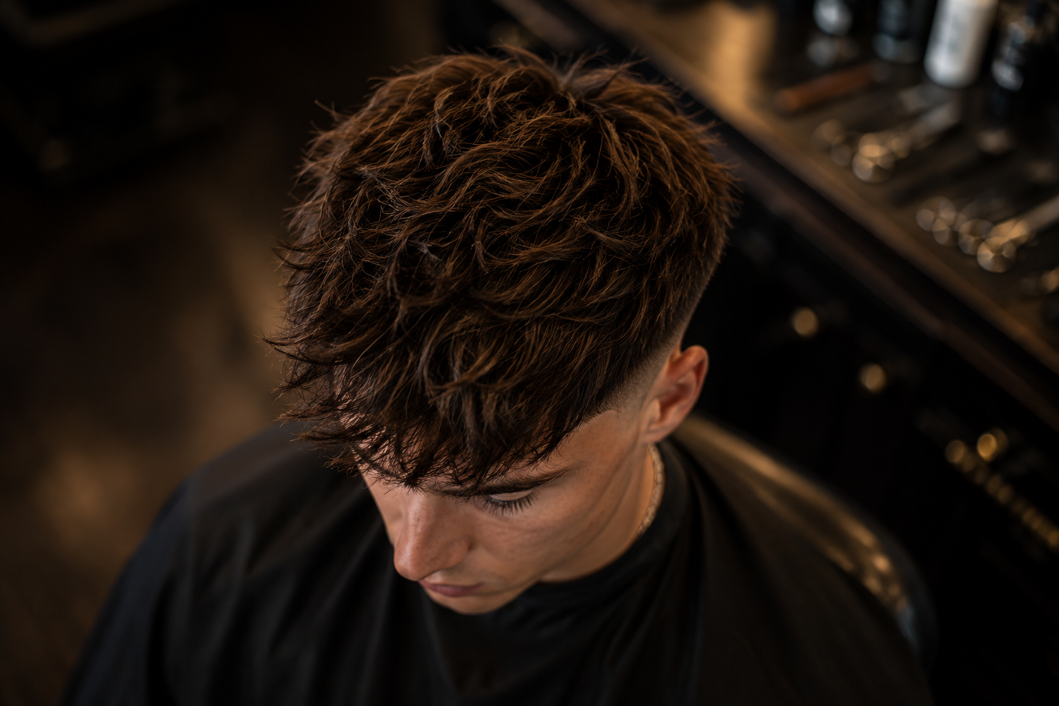 Finished textured haircut